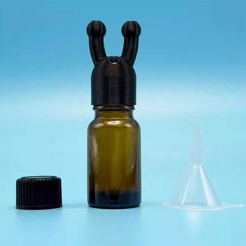 Mini Essential Oil Inhaler Cap & Refillable Aroma Bottle Essential Oil Inhaler QXL