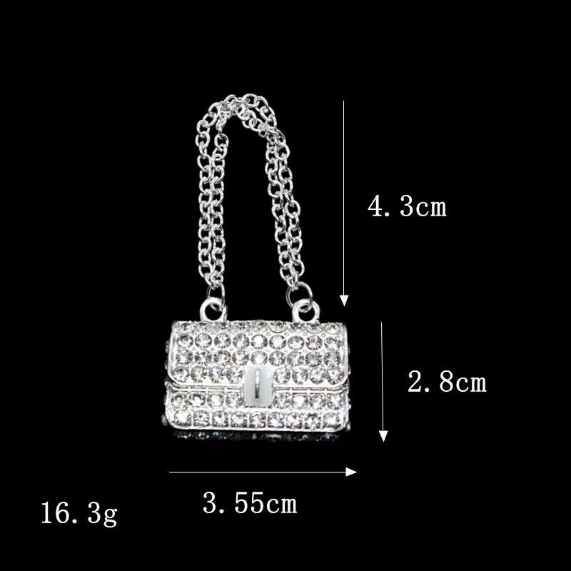 Miniature Metal Chain Handbag | 1:12 Dollhouse Accessory Dollhouse Miniature QXL