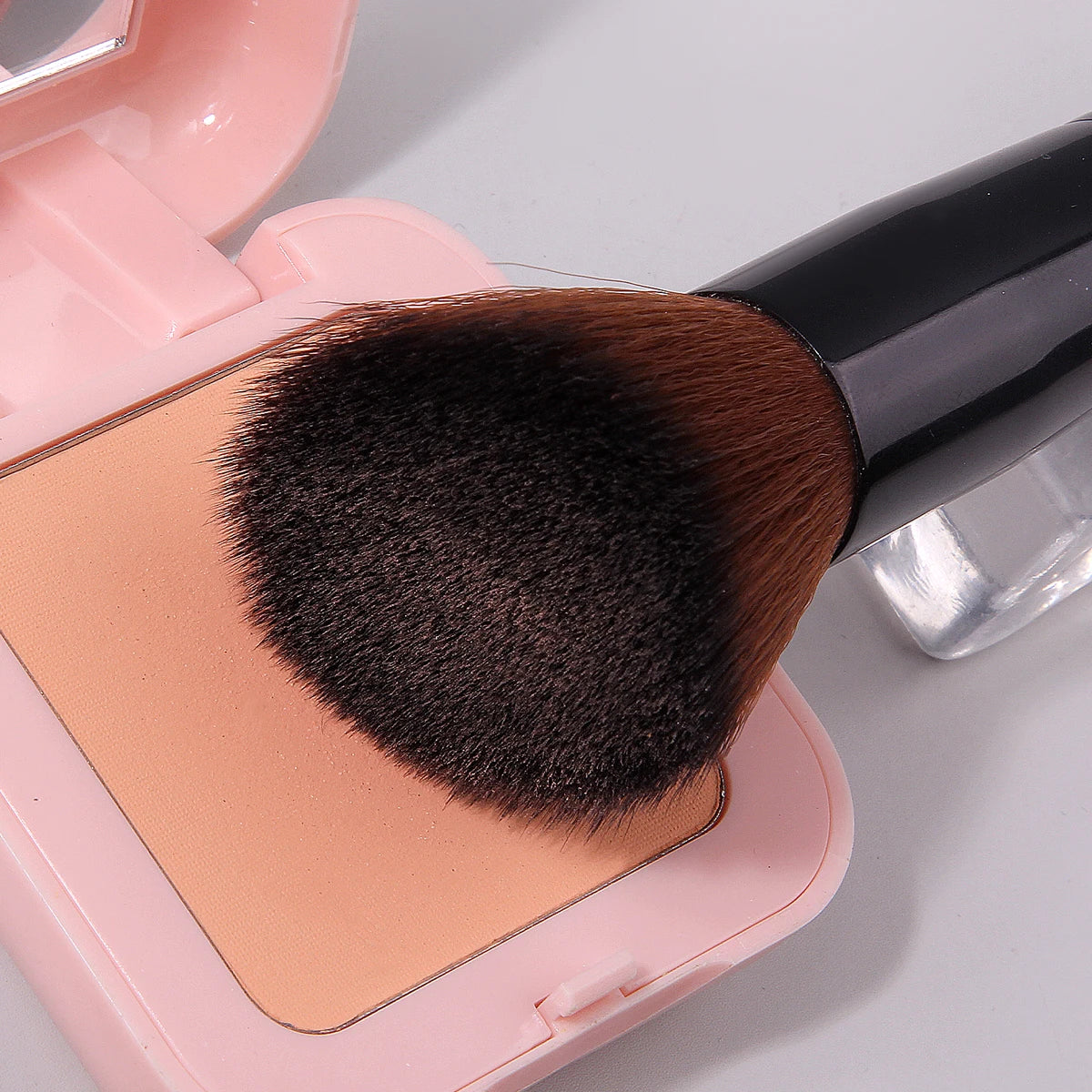 KOSSHOW 3-Pc Makeup Brush & Puff Set | Flawless Base Makeup Brush Set QXL