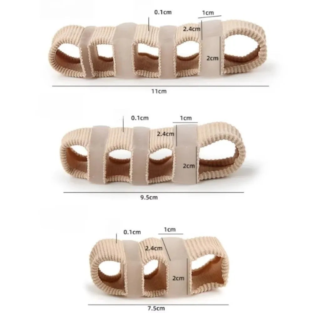 Silicone Toe Separator & Spacer | 3, 4 & 5 Hole Spreader Toe Separator QXL