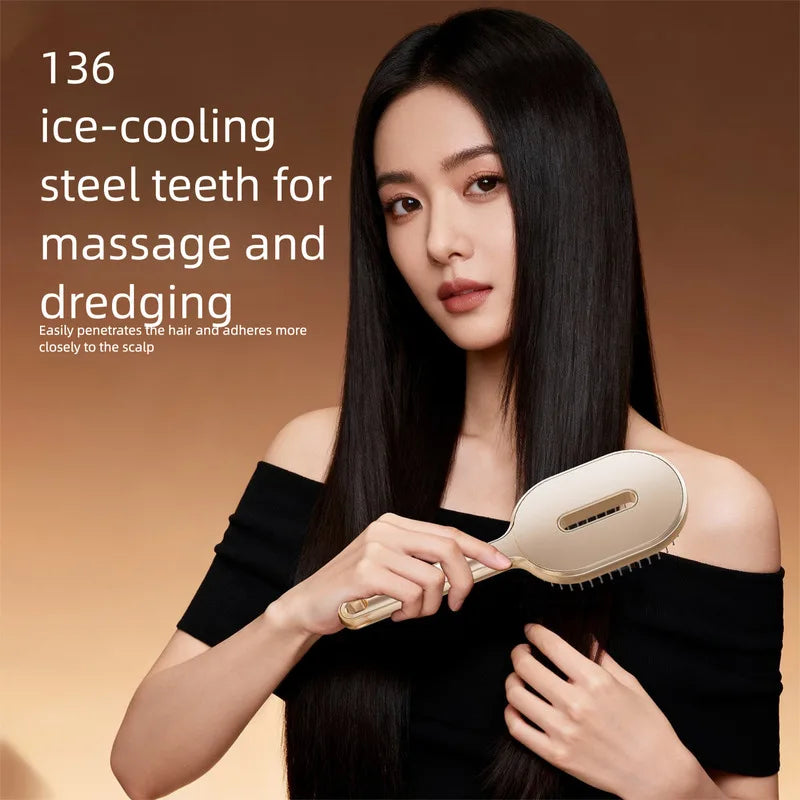Anti-Static Air Cushion Paddle Brush | Steel Round-Tip Pins Air Cushion Brush QXL