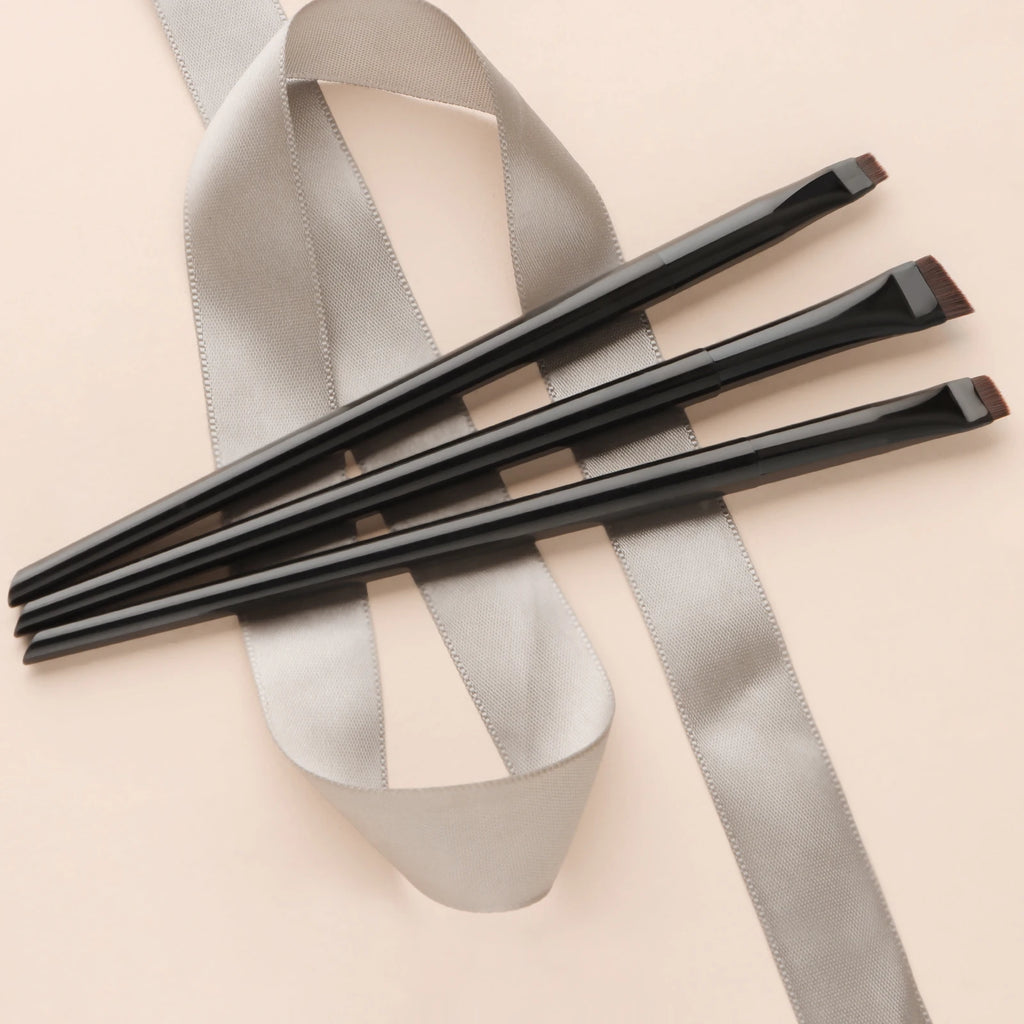 3-Pc Oblique Eyeliner Eyebrow & Eyeshadow Brush Set | Ronshadow Eye Makeup Brush Set QXL