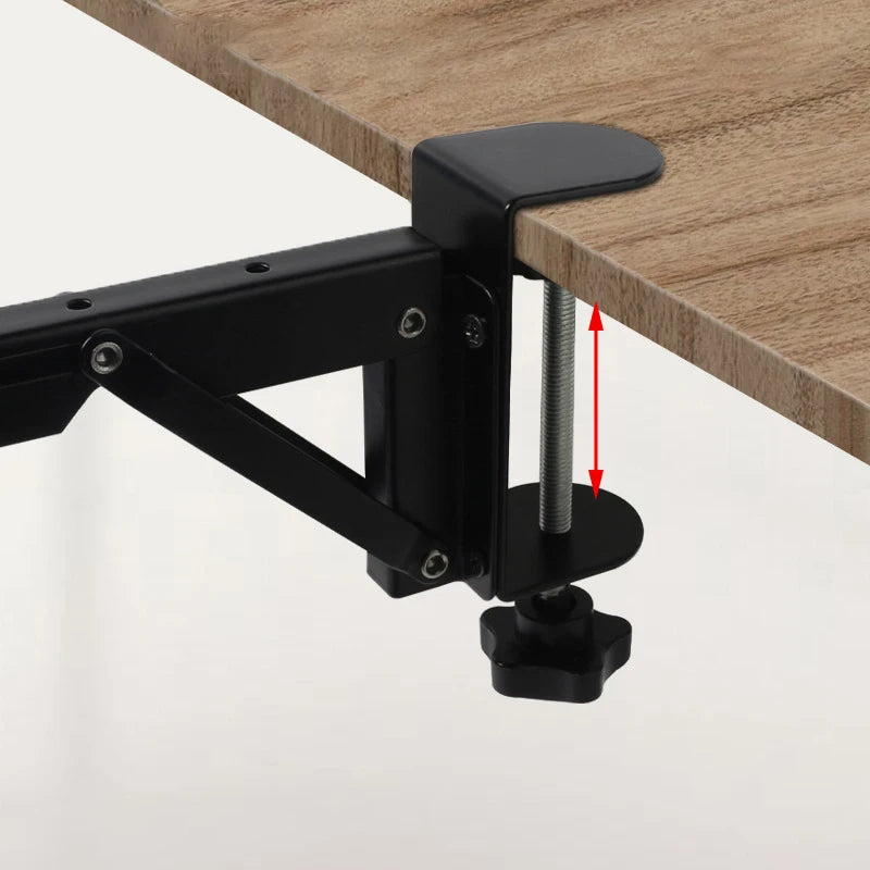L-Shaped Foldable Desktop Extension Bracket | No-Drill Desk Extension Bracket QXL