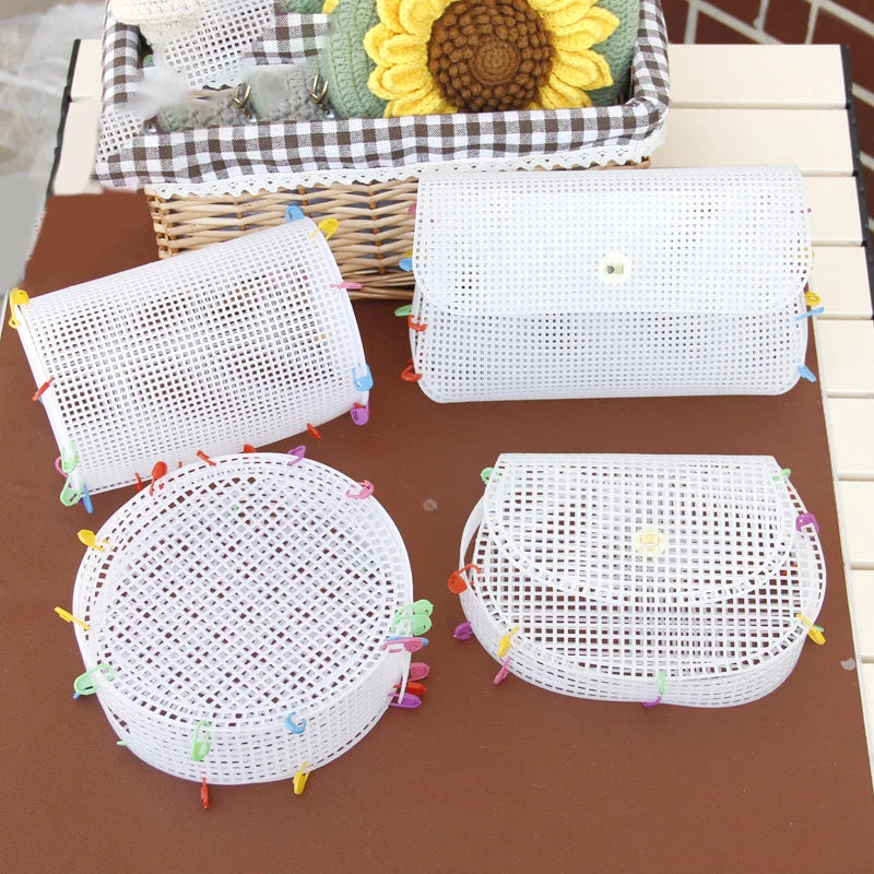 DIY Plastic Mesh Bag Weaving Kit | Handcraft Woven Bag DIY Weaving Kit QXL