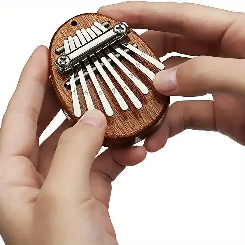 8-Tone Kalimba Thumb Piano | Portable Finger Piano Gift Thumb Piano QXL