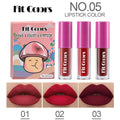 Fit Colors 3-Pc Fruit Lip Oil Set | Avocado Strawberry Peach Gloss Lip Oil Gloss Set QXL NO.05 2mlX3pcs