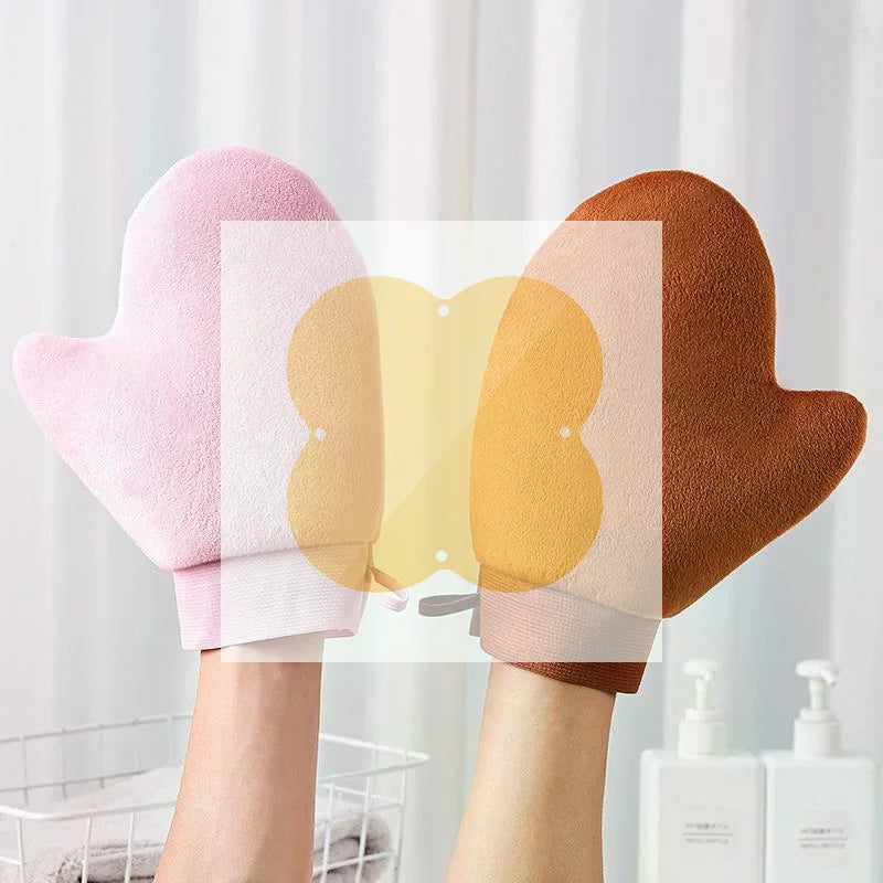 Double-Sided Self Tanning Mitt | Velvet Applicator Glove Self Tanning Mitt QXL