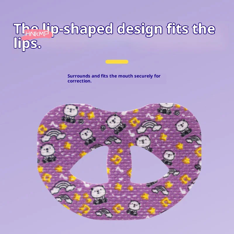 30-Pack Cartoon Mouth Breathing Sleep Strips | Nasal Aid Tape Sleep Mouth Strips QXL