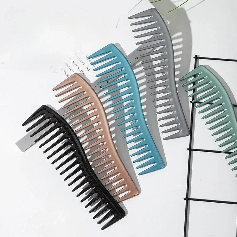 Wide Tooth Resin Hair Comb | Salon Detangling Styling Tool Wide Tooth Hair Comb QXL