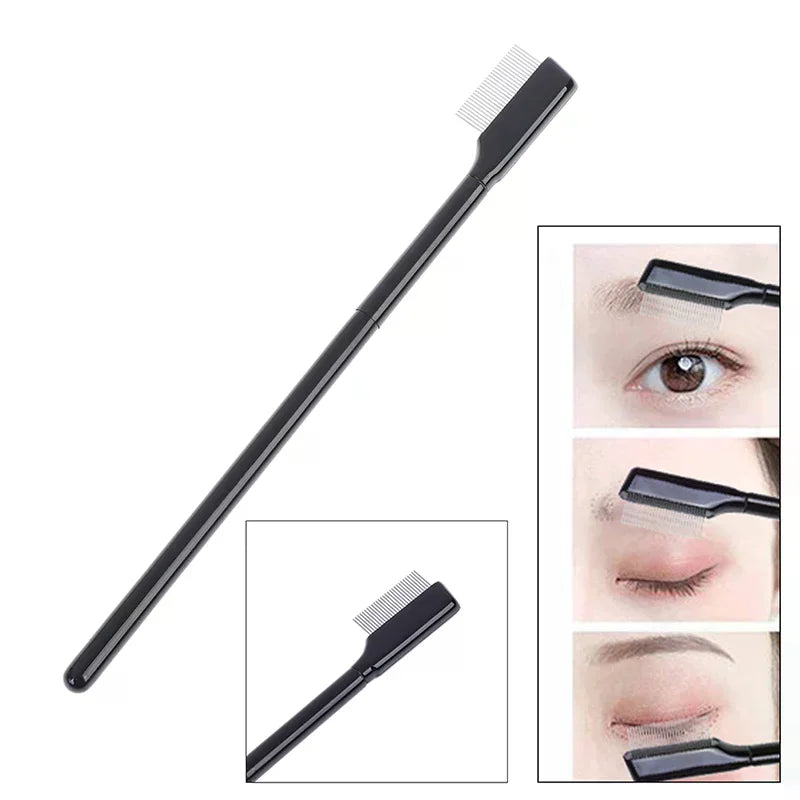 Steel Eyebrow & Eyelash Comb | Metal Lash Extension Brush Eyelash Comb QXL