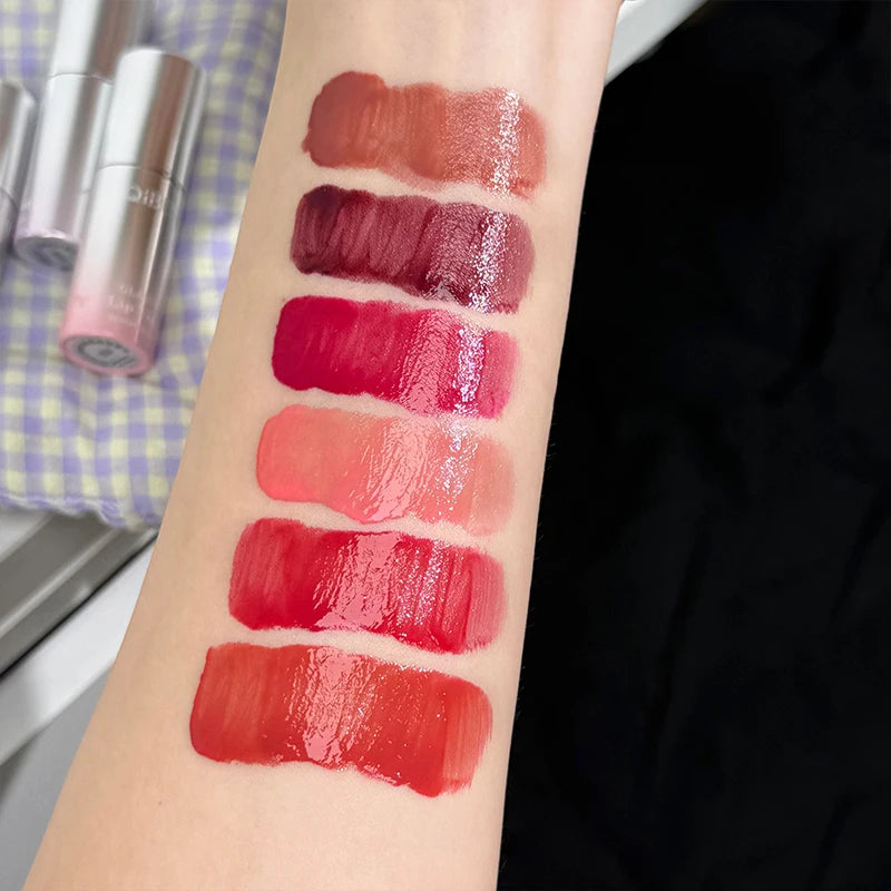 QIBEST Watery Mirror Lip Glaze – Hydrating Lip Tint & Gloss Lip Gloss Tint QXL