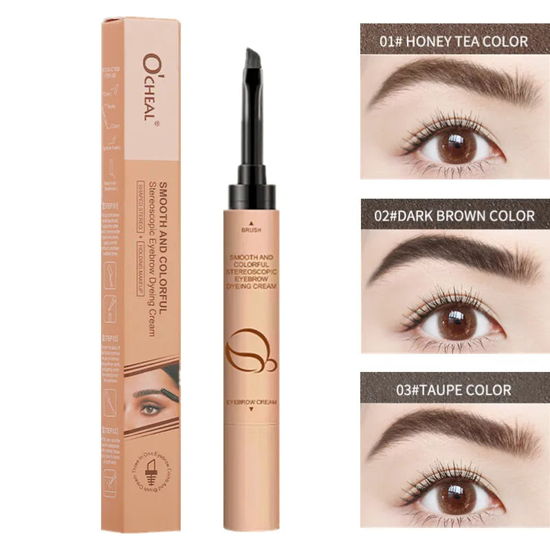 OCHEAL Waterproof Eyebrow Cream – Smudge-Proof & Long-Lasting Eyebrow Tinting Cream QXL