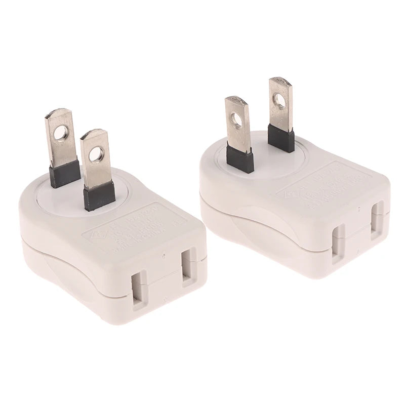 360° Rotatable US 2-Pin Foldable Travel Plug Adapter Plug Adapter QXL