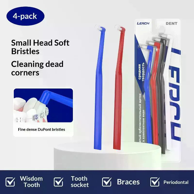Single-Beam Interdental Brush | Soft Bristle Teeth Cleaner Interdental Brush QXL