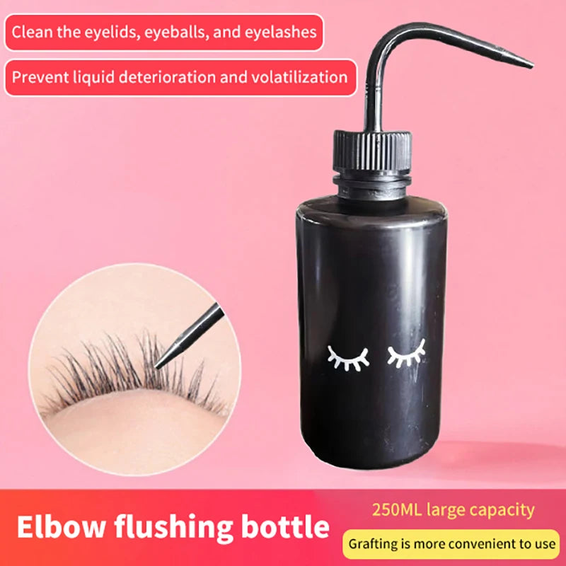 250ml Squeeze Rinse Bottle – Eyelash Extension & Tattoo Squeeze Rinse Bottle QXL