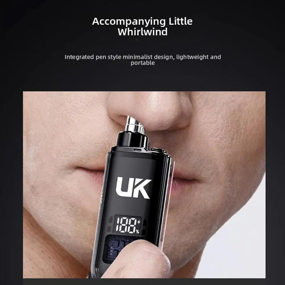 Rechargeable Electric Nose & Ear Hair Trimmer Mini Clipper Nose Hair Trimmer QXL