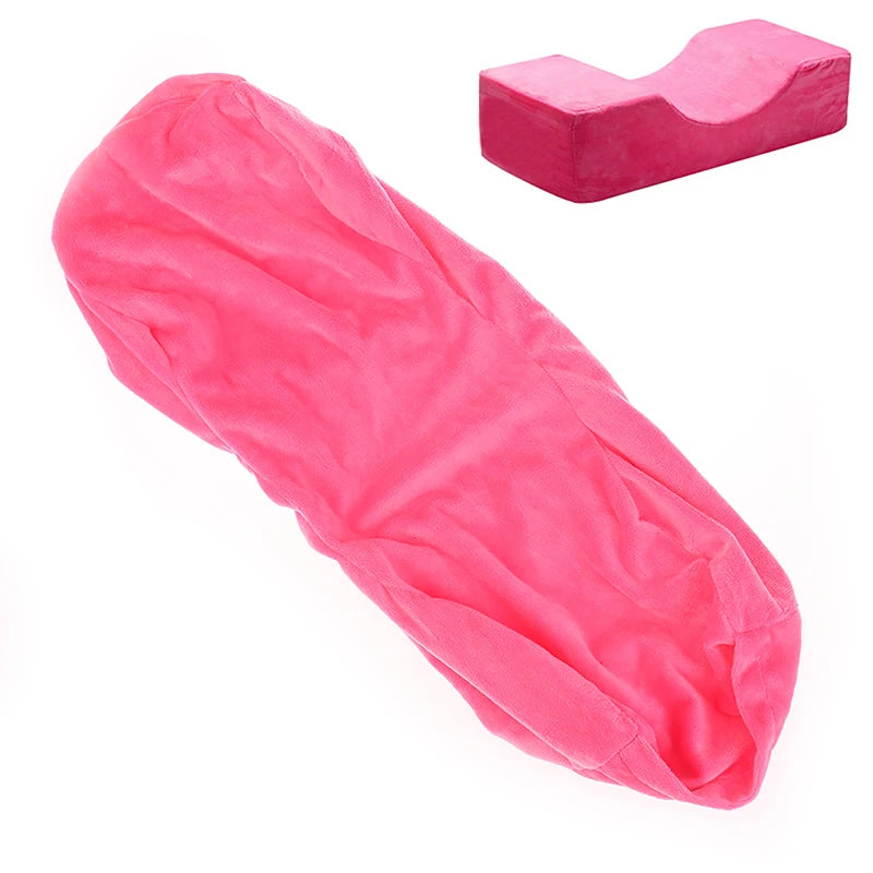 Flannel Lash Extension Pillow Cover – 5 Colors | Cappuvini Lash Pillow Cover QXL Rose red