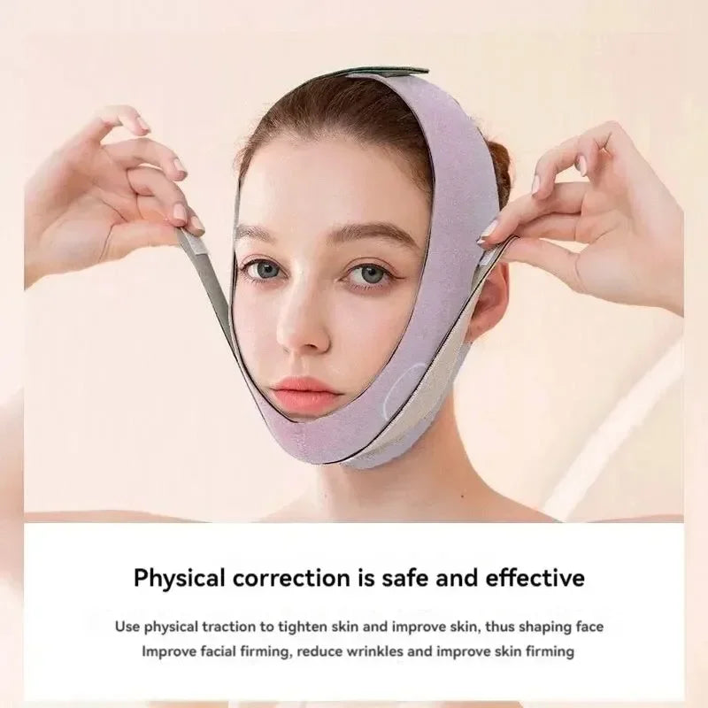 Slimming Face Belt & Double Chin Lifting Mask | All Faces Face Slimming Mask QXL