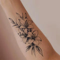 Flower Temporary Tattoo Sticker | Waterproof, Lasts 15 Days Temporary Tattoo Sticker QXL Default Title