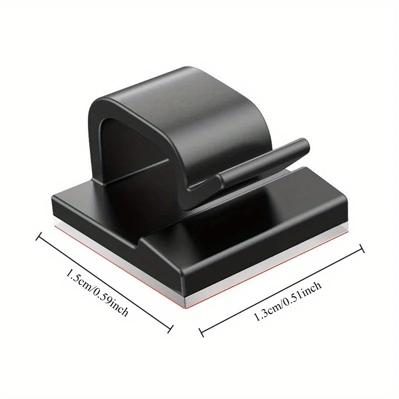 Adhesive Cable Clips | Wall Wire Holders for Cable Management Adhesive Cable Clips QXL