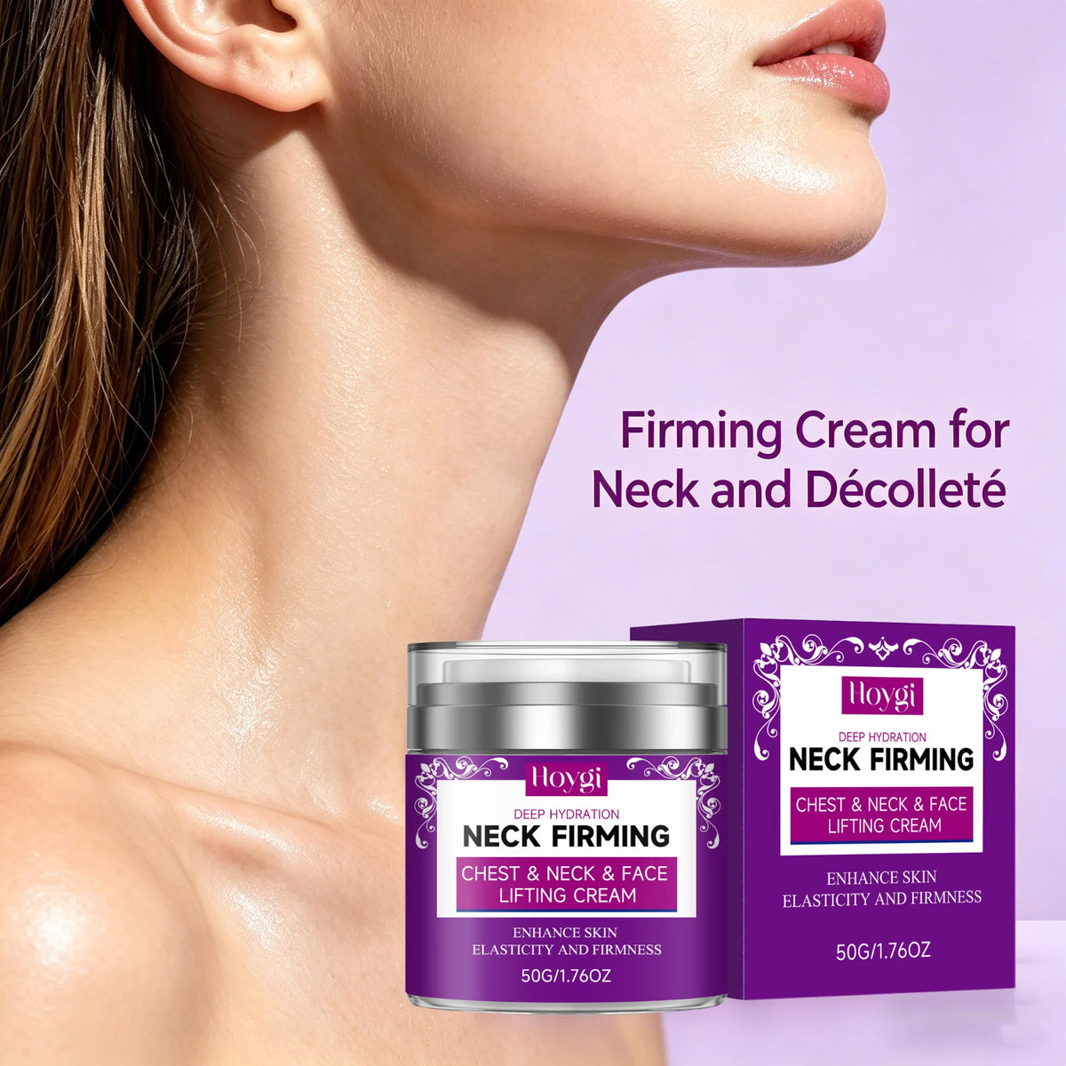 Hoygi Collagen Neck & Décolleté Firming Cream K-Beauty 50g Neck Firming Cream QXL