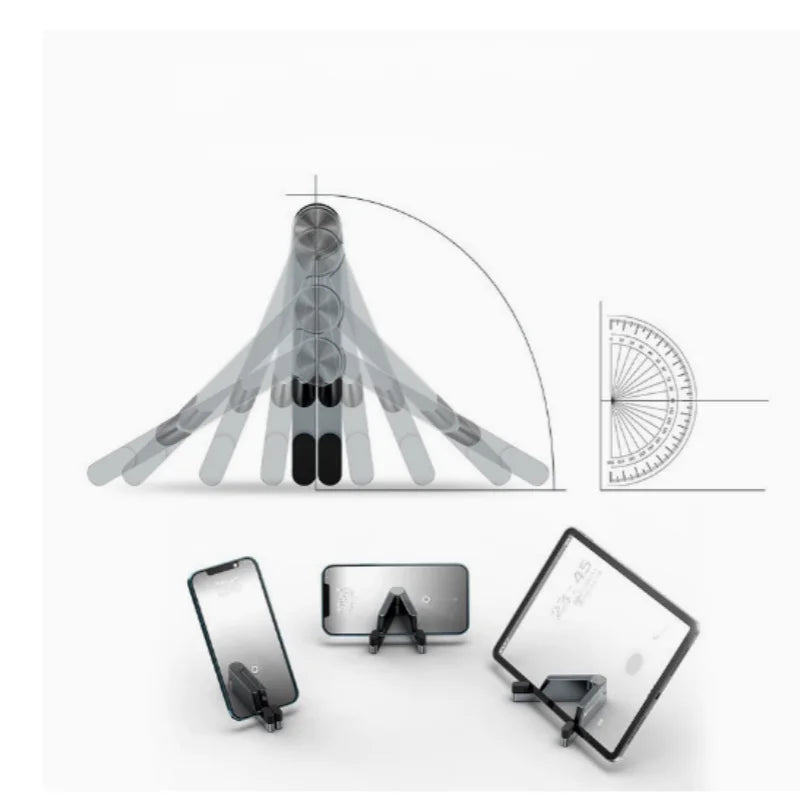 Mini Foldable Aluminum Phone Stand | Portable Desk Holder Phone Desk Stand QXL