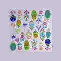 5D Bohemian Mandala Nail Stickers – Embossed Floral Decals Nail Art Stickers QXL 2 Sheets