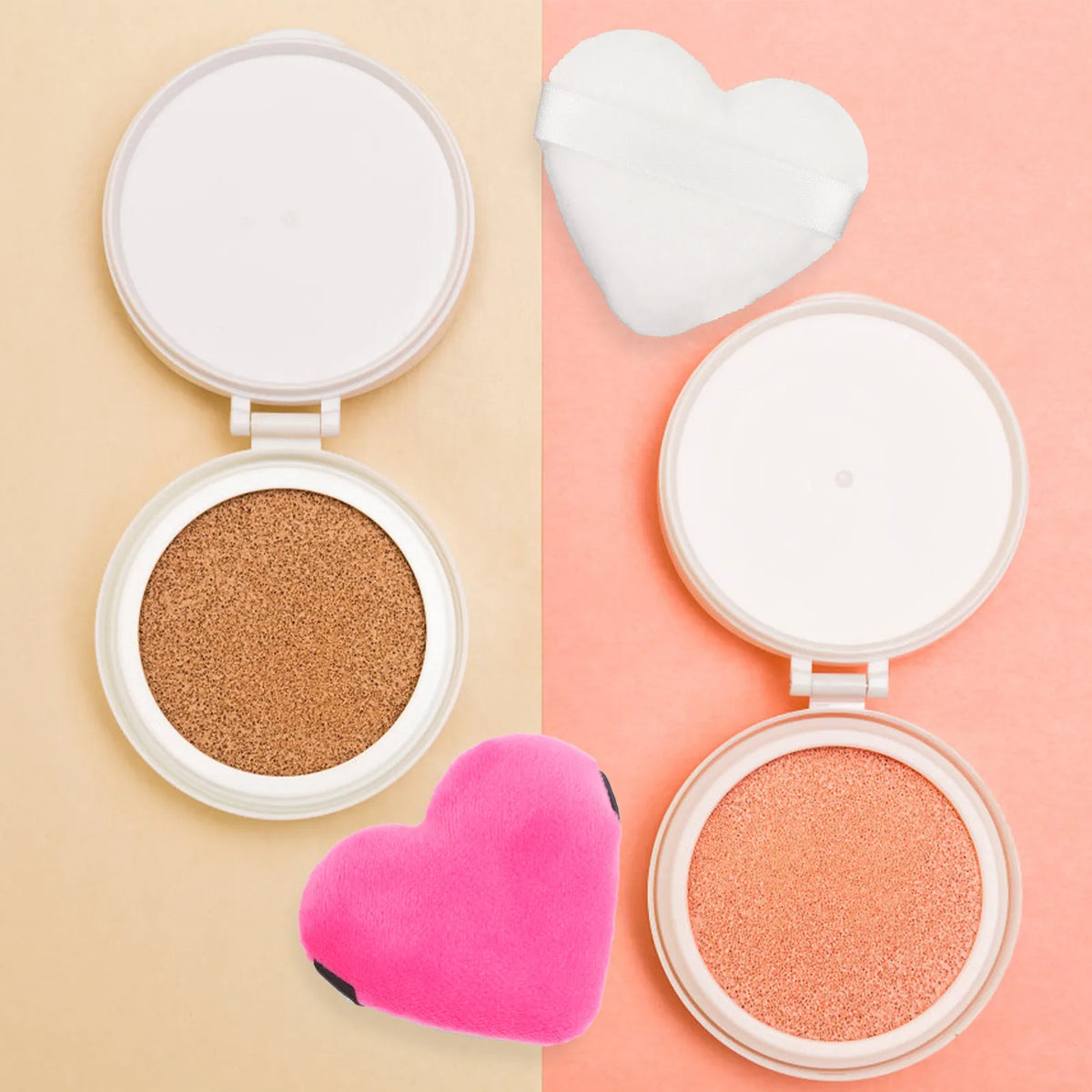 9-Pack Cushion Powder Puff Sponges | Foundation Blending Set Makeup Puff Sponge QXL