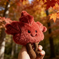 Cute Maple Leaf Plush Keychain Bag Pendant | Autumn Gift Plush Keychain Charm QXL Default Title