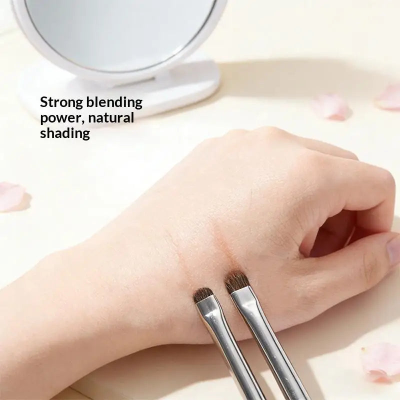 Eye & Nose Contour Makeup Brush Set | Horse Hair 3/4/6 Pcs Makeup Brush Set QXL