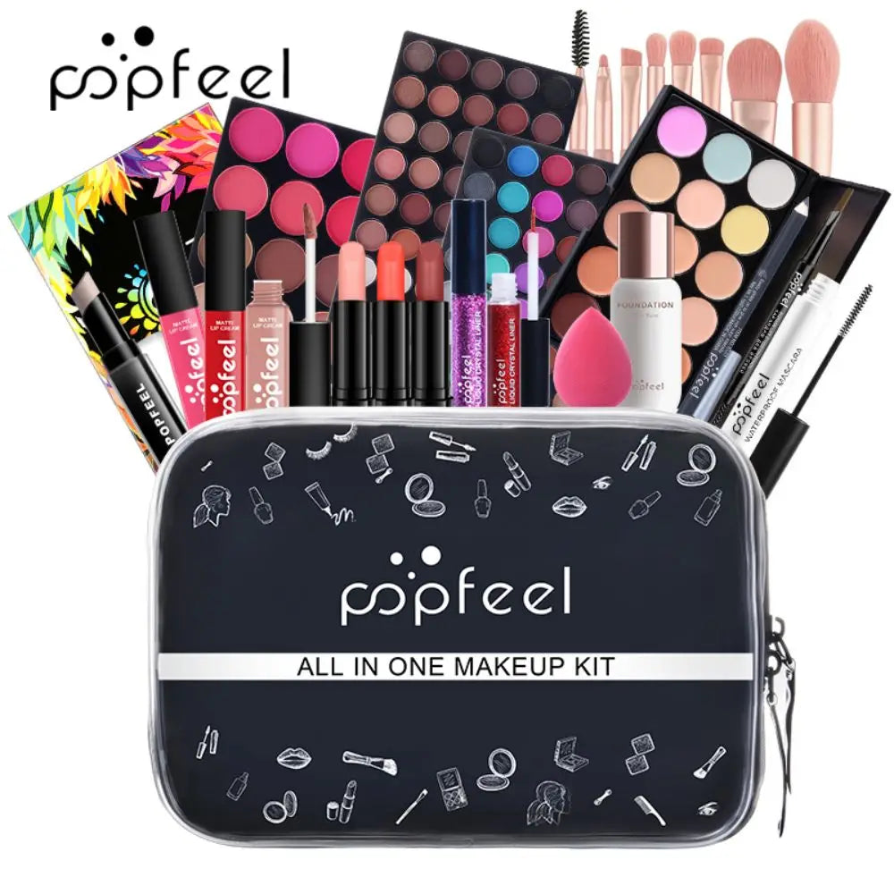 POPFEEL All-in-One Full Face Makeup Kit | 3 Set Options Full Face Makeup Kit QXL