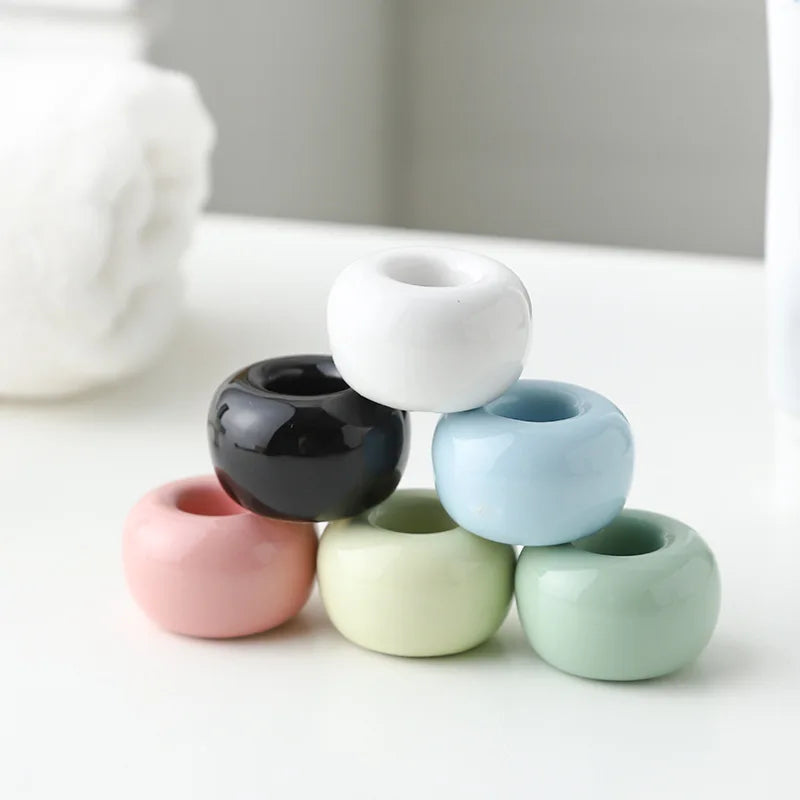 Ceramic Fish-Shaped Toothbrush Holder Stand & Head Cover Toothbrush Holder QXL