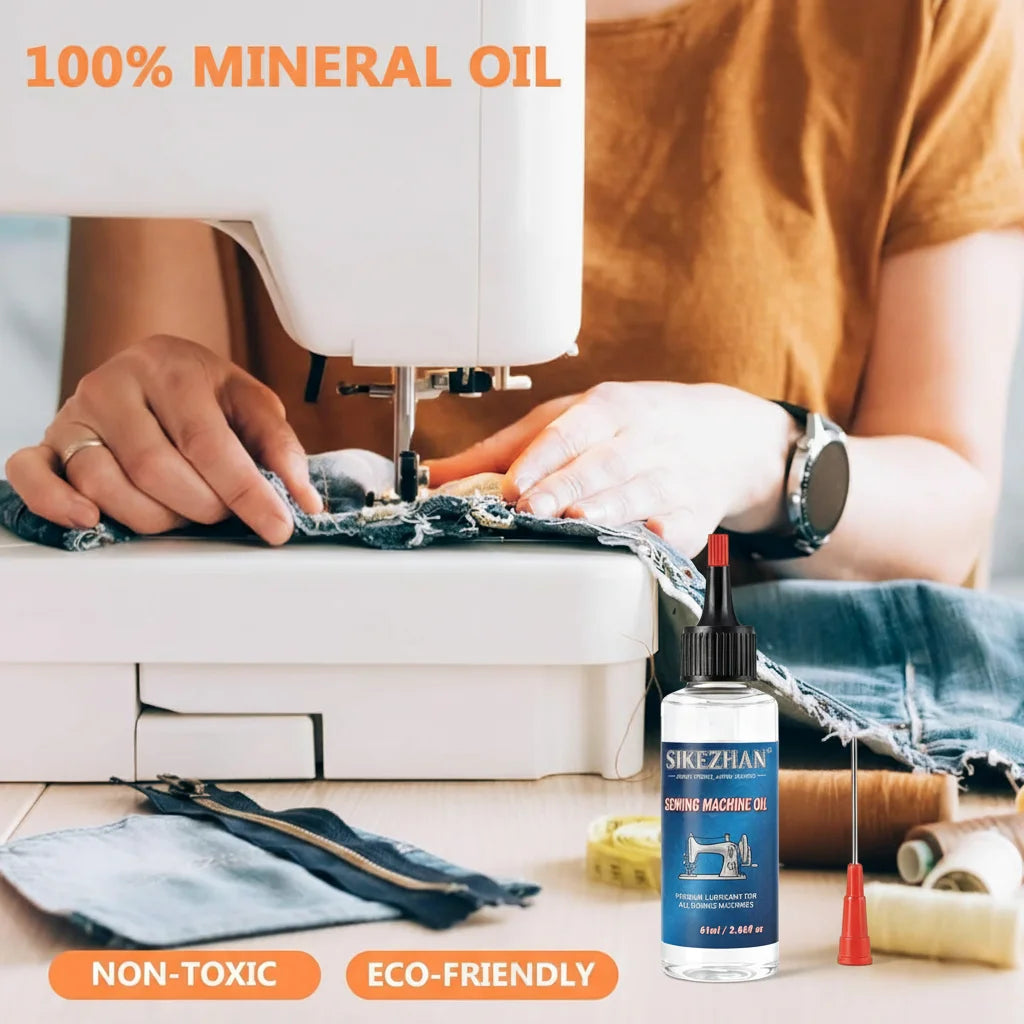SIKEZHAN Sewing Machine Oil | Precision Needle Lubricant 61ml Machine Lubricant Oil QXL