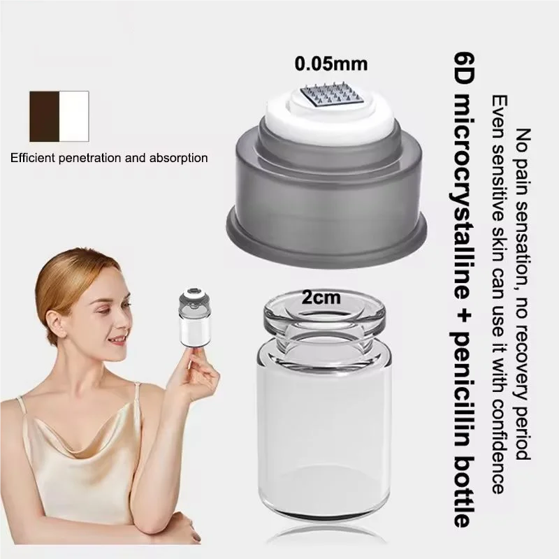 Nano 6D Microneedle Serum Stamp | 0.05mm Silicone Applicator Microneedle Serum Stamp QXL