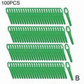 100-Pack Plastic Replacement Trimmer Blades | Lawn & Grass Trimmer Replacement Blades QXL Green