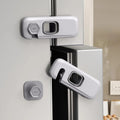 Baby Safety Cabinet & Drawer Locks 5-Pack | Child Proof Baby Safety Lock QXL B16 Grey 5Pack