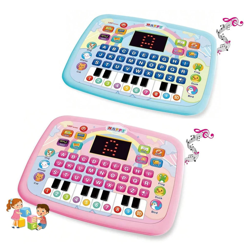 Kids Learning Tablet Toy | Alphabet Numbers Music & Math Educational Learning Toy QXL
