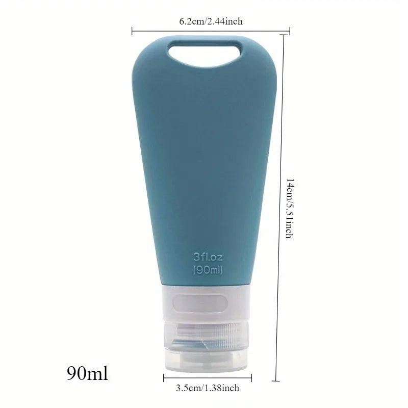 Leakproof Silicone Travel Bottles | Refillable Cosmetic Containers Travel Bottles QXL