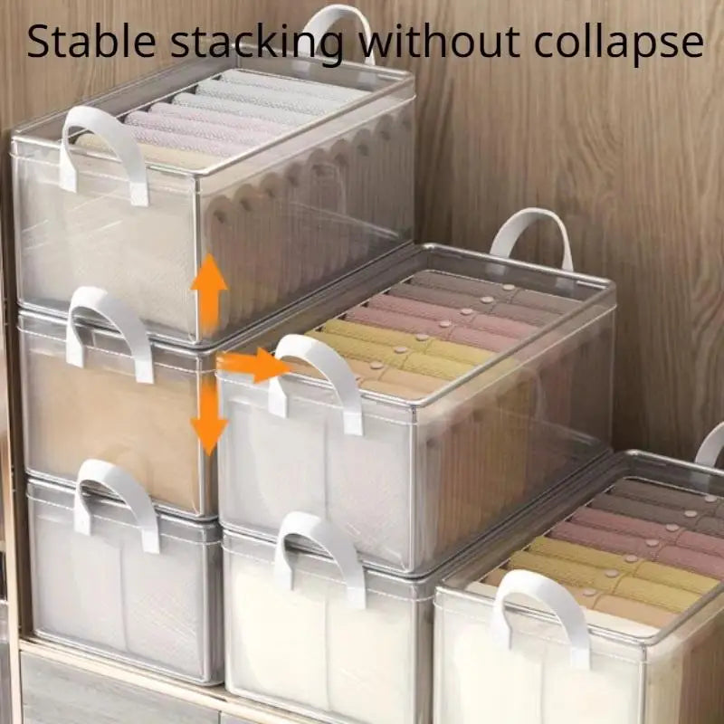 Transparent PVC Storage Box | Waterproof Home Organizer Storage Organizer Box QXL