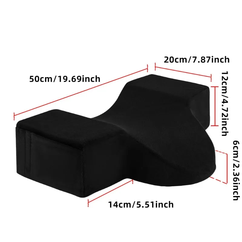 U-Shape Memory Foam Eyelash Extension Pillow | Ergonomic Neck Lash Extension Pillow QXL