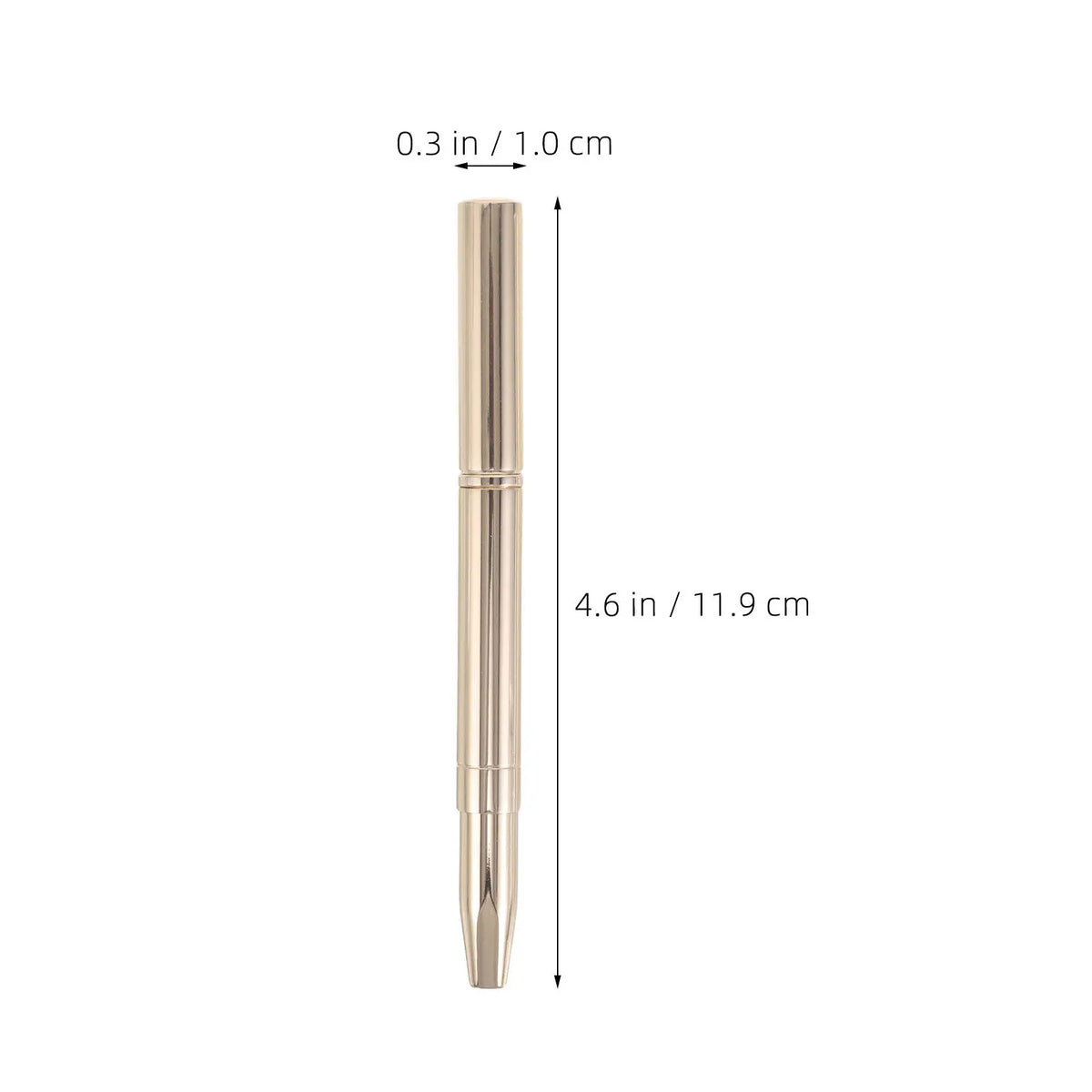 2-Pack Retractable Dual-Ended Lip Brush with Protective Cap Lip Brush Set QXL