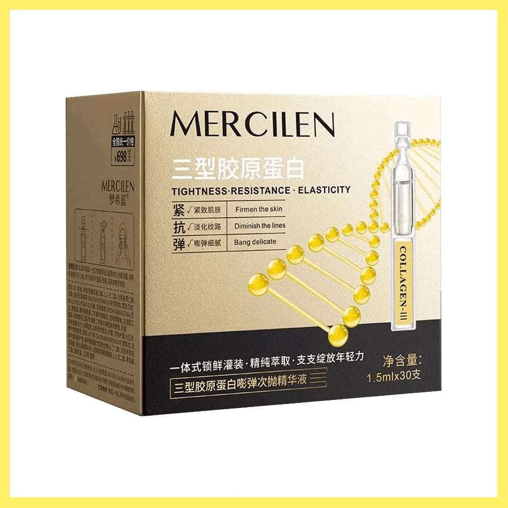 Collagen & Hyaluronic Acid Face Serum – 30 Ampoules Collagen Face Serum QXL A