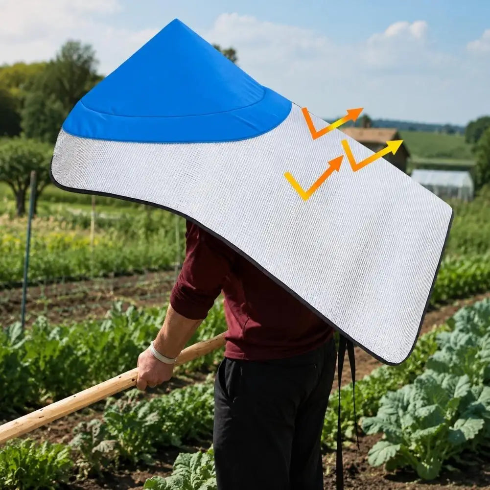 Wide Brim Sun Hat with Neck Flap | Outdoor Farm & Garden Wide Brim Sun Hat QXL