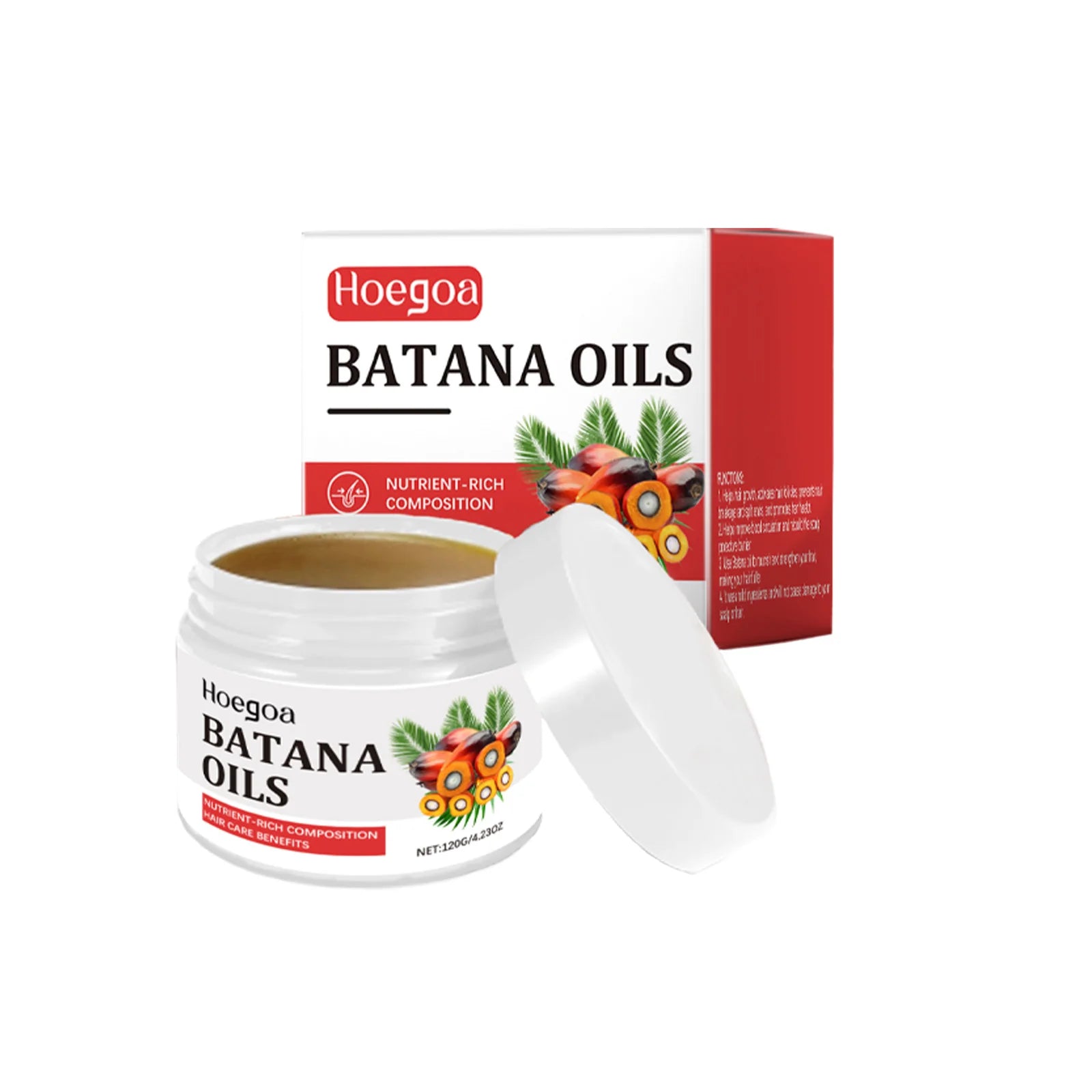 HOEGOA Batana Hair Oil | Organic Hair Mask – 120g Hair Treatment Oil QXL 1pcs