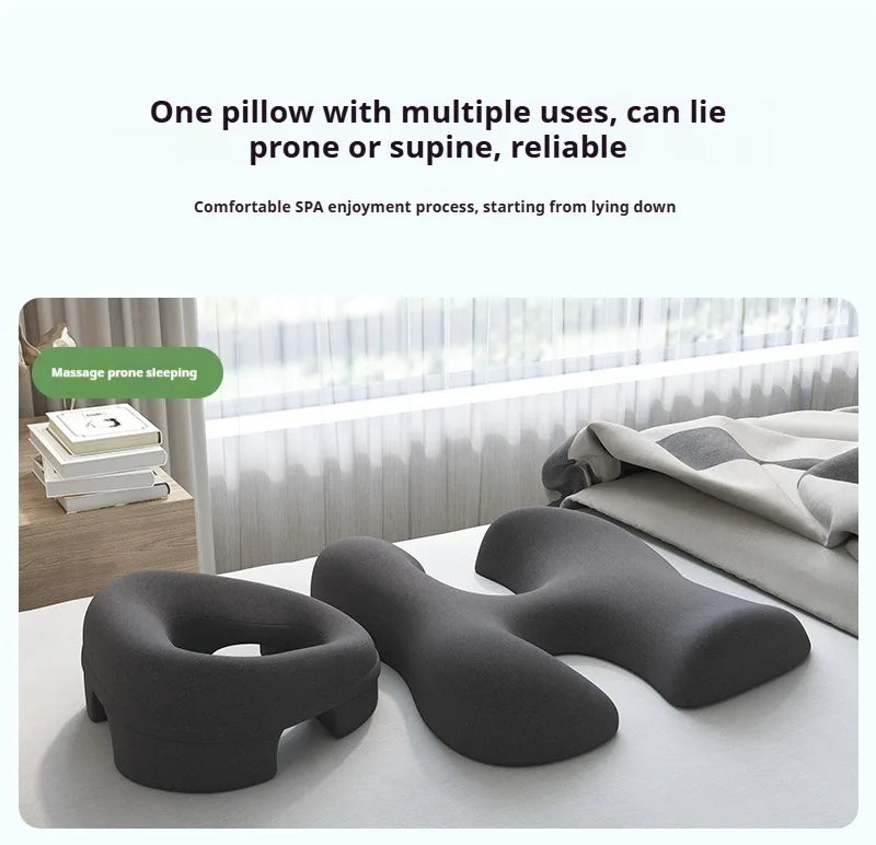 Ergonomic Salon Face Cradle Pillow | Memory Foam Breathing Hole Salon Face Cradle Pillow QXL