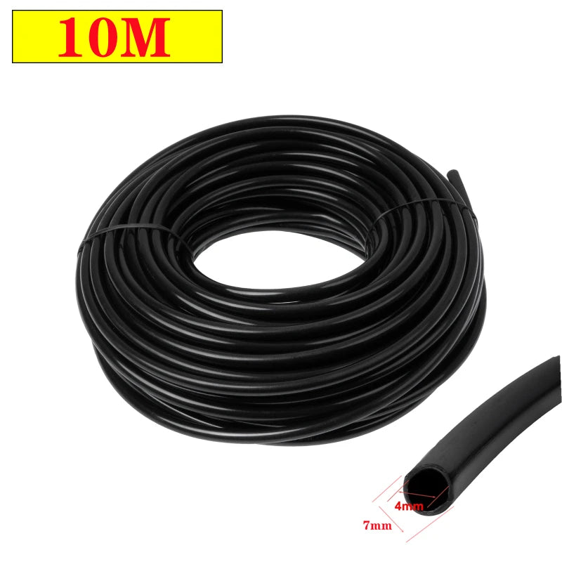 4/7mm PVC Micro Drip Irrigation Hose – Greenhouse & Garden Drip Irrigation Hose QXL 10M 1/4''