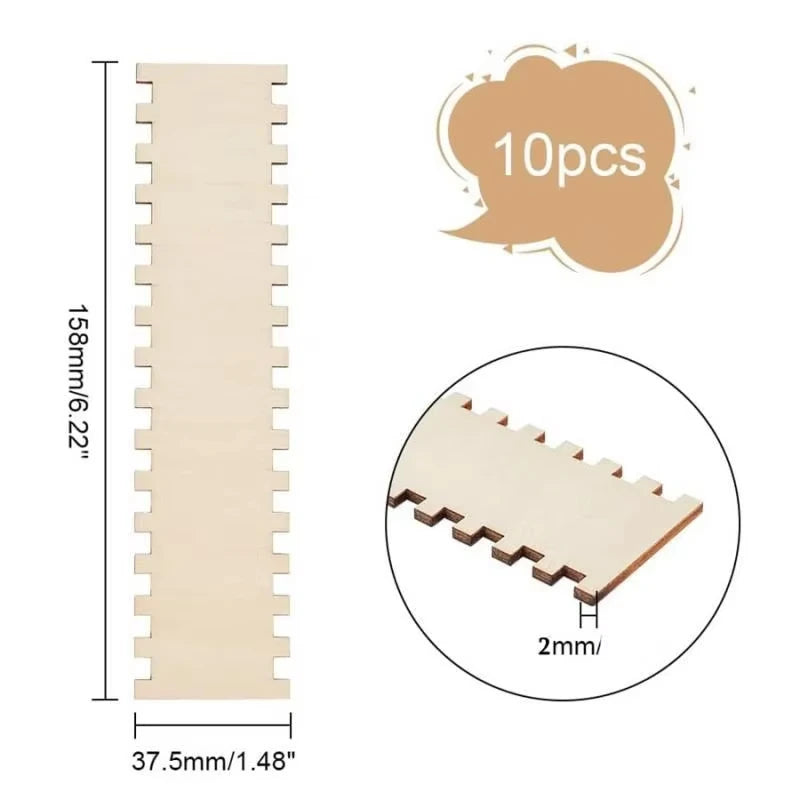 Wooden Embroidery Floss Organizer Boards | 5 or 10-Pack Thread Organizer Board QXL