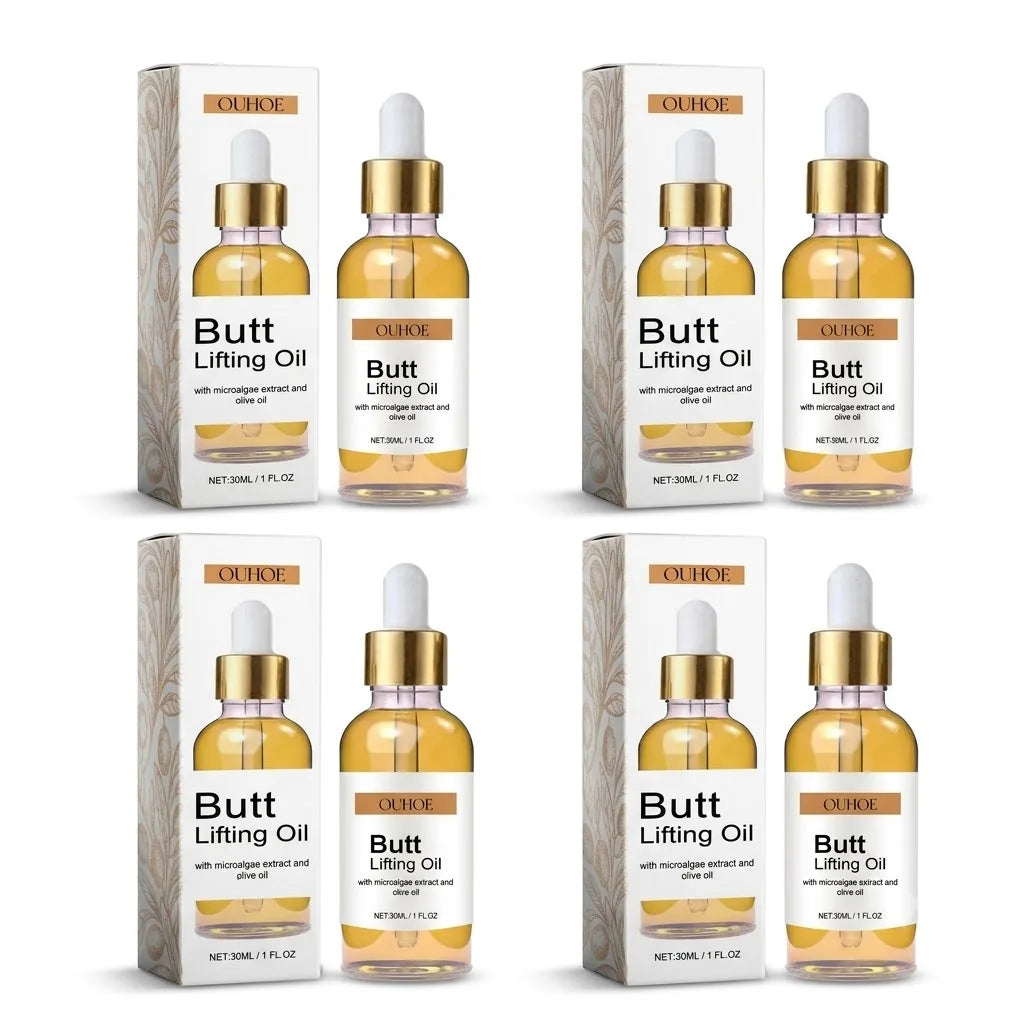 Body Oil Jojoba & Mineral Oil | Fast-Absorbing Radiant Skin Moisturizing Body Oil QXL 4pcs