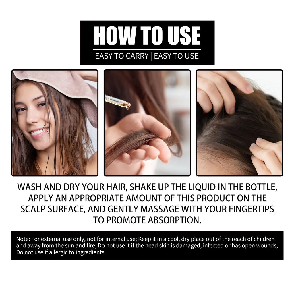 HOEGOA Biotin Collagen Scalp Serum | Rosemary Hair Oil 30ml Scalp Hair Serum QXL