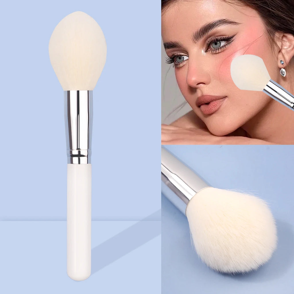 KOSSHOW Makeup Brush | Powder, Blush & Highlight – Wood Handle Face Makeup Brush QXL